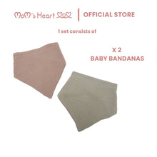 Load image into Gallery viewer, Baby Unisex Muslin Bandana (1 Packet)