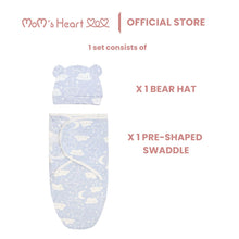 Load image into Gallery viewer, Baby Unisex Swaddle & Hat (1 Pack)