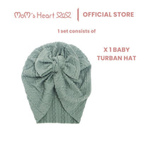 Load image into Gallery viewer, Baby Girl Cotton Turban Hat