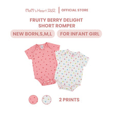 Load image into Gallery viewer, Infant Girl Short Fruit Romper