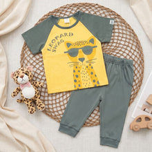 Load image into Gallery viewer, Baby Boy Yellow Leopard Swag Top & Long Pant (1 Set)