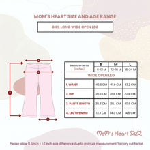 Load image into Gallery viewer, Baby Girl Elastic Waist Wide Leg Pants