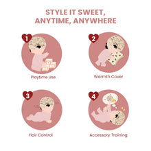 Load image into Gallery viewer, Baby Girl Cotton Turban Hat