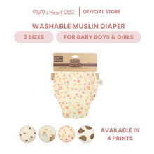 Load image into Gallery viewer, Baby Washable Muslin Diaper