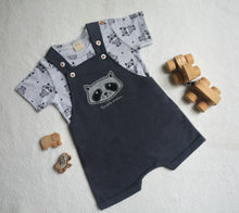 Load image into Gallery viewer, Animal Dungaree Set