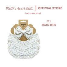 Load image into Gallery viewer, Baby Girl Bib with Headband Set (1 Packet)
