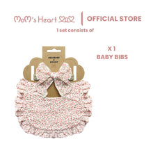 Load image into Gallery viewer, Baby Girl Bib with Headband Set (1 Packet)
