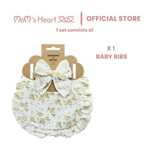 Load image into Gallery viewer, Baby Girl Bib with Headband Set (1 Packet)
