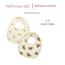 Load image into Gallery viewer, Baby Boy &amp; Girl Muslin Bib (1 Packet)
