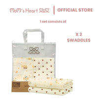 Load image into Gallery viewer, Baby Girl Muslin Swaddle (1 Pack)
