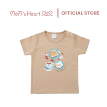 Load image into Gallery viewer, Baby Boy Short Sleeves With Morning Breakfast Top
