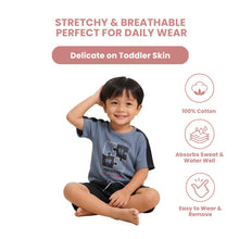 Load image into Gallery viewer, Baby Boy (1 Set) Puzzle Top &amp; Shorts
