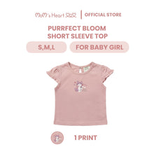 Load image into Gallery viewer, Baby Girl Purffect Bloom Top

