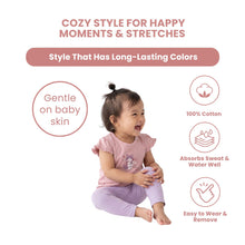 Load image into Gallery viewer, Baby Girl Purffect Bloom Top
