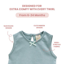 Load image into Gallery viewer, Baby Girl Ruffle Rib Sleeveless Top
