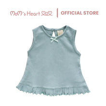 Load image into Gallery viewer, Baby Girl Ruffle Rib Sleeveless Top
