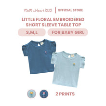 Load image into Gallery viewer, Baby Girl Embroidery Floral Table Top
