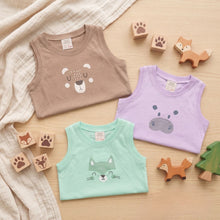 Load image into Gallery viewer, Baby Boy Sleeveless Tank Top Animal Print
