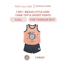 Load image into Gallery viewer, Baby Boy Lion Tank Top &amp; Pants (1 Set)

