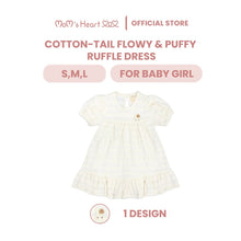Load image into Gallery viewer, Baby Girl Cotton-Tail Puffy Ruffle Dress

