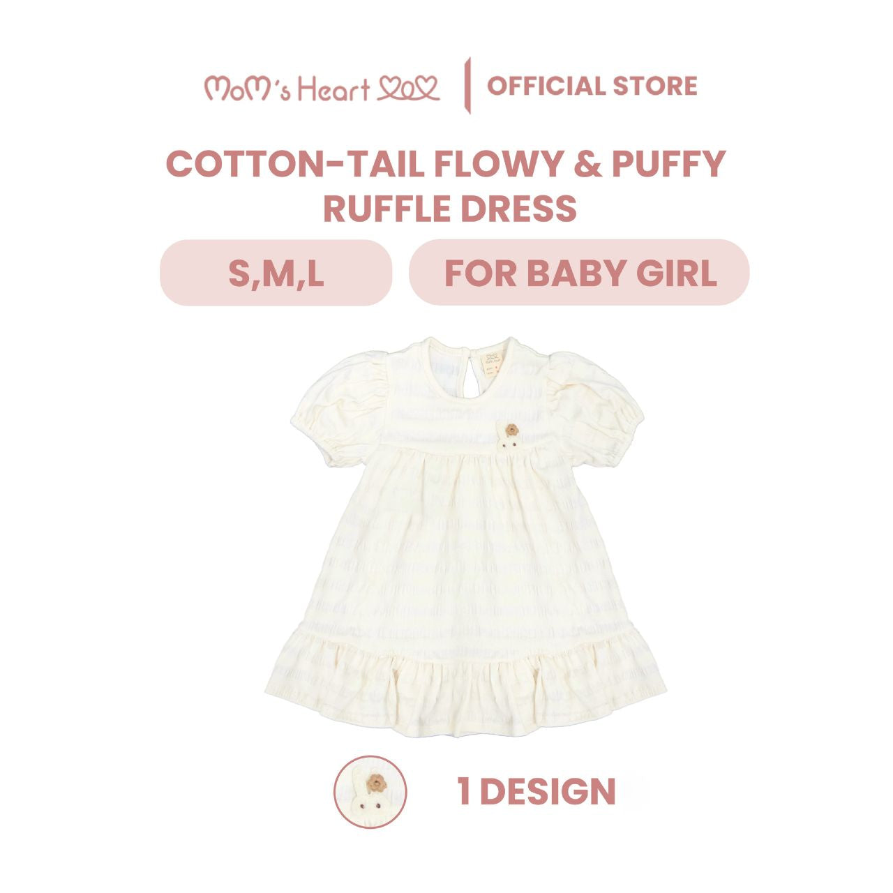 f*u様 Uhr Heart Mom Dress 3-4y Dresses – Mom's Heart MY