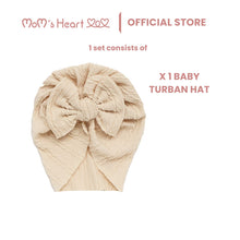 Load image into Gallery viewer, Baby Girl Cotton Turban Hat
