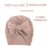 Load image into Gallery viewer, Baby Girl Cotton Lace Turban Hat
