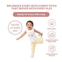 Load image into Gallery viewer, Baby Girl Eggy Snack Sleeveless Top
