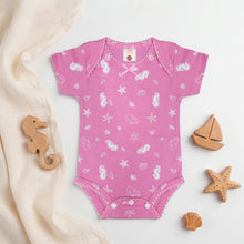 Load image into Gallery viewer, Infant Girl Short Sea Theme Romper
