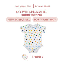 Load image into Gallery viewer, Infant Boy Helicopter Short Romper
