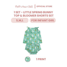 Load image into Gallery viewer, Baby Girl Bunny Top &amp; Shorts (1 Set)
