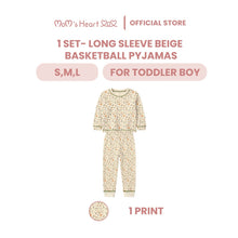 Load image into Gallery viewer, Baby Boy Long Basketball Pyjamas (1 Set)
