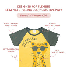 Load image into Gallery viewer, Baby Boy Yellow Leopard Swag Top &amp; Long Pant (1 Set)
