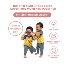 Load image into Gallery viewer, Baby Boy Yellow Leopard Swag Top &amp; Long Pant (1 Set)
