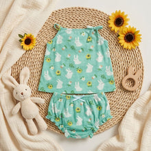 Load image into Gallery viewer, Baby Girl Bunny Top &amp; Shorts (1 Set)

