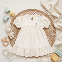 Load image into Gallery viewer, Baby Girl Cotton-Tail Puffy Ruffle Dress
