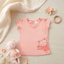 Load image into Gallery viewer, Baby Girl Short Sleeve Animal Print
