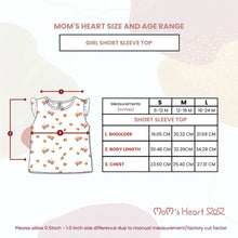 Load image into Gallery viewer, Baby Girl White Orange Short Sleeve Top
