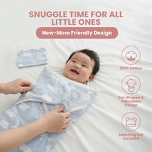 Load image into Gallery viewer, Baby Unisex Swaddle &amp; Hat (1 Pack)
