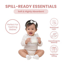 Load image into Gallery viewer, Baby Girl Bib with Headband Set (1 Packet)
