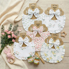 Load image into Gallery viewer, Baby Girl Bib with Headband Set (1 Packet)
