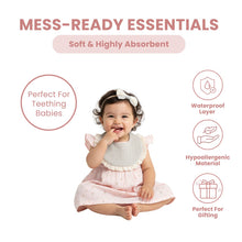 Load image into Gallery viewer, Baby Girl Bib with Headband Set (1 Packet)
