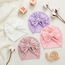 Load image into Gallery viewer, Baby Girl Cotton Lace Turban Hat
