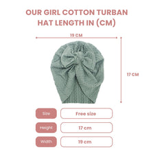 Load image into Gallery viewer, Baby Girl Cotton Turban Hat

