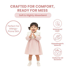 Load image into Gallery viewer, Baby Girl Muslin Ruffle Bib

