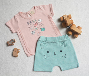 Alexa Cat Shirt and Shorts Set