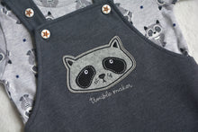 Load image into Gallery viewer, Animal Dungaree Set
